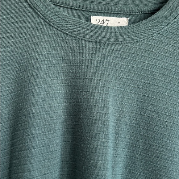 Women's Teal Long Sleeve Top - Picture 4 of 5